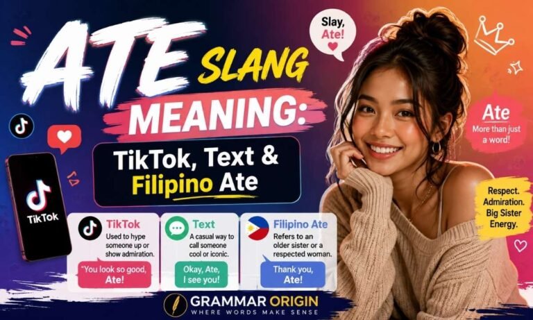 ATE Slang Meaning TikTok, Text & Filipino Explained