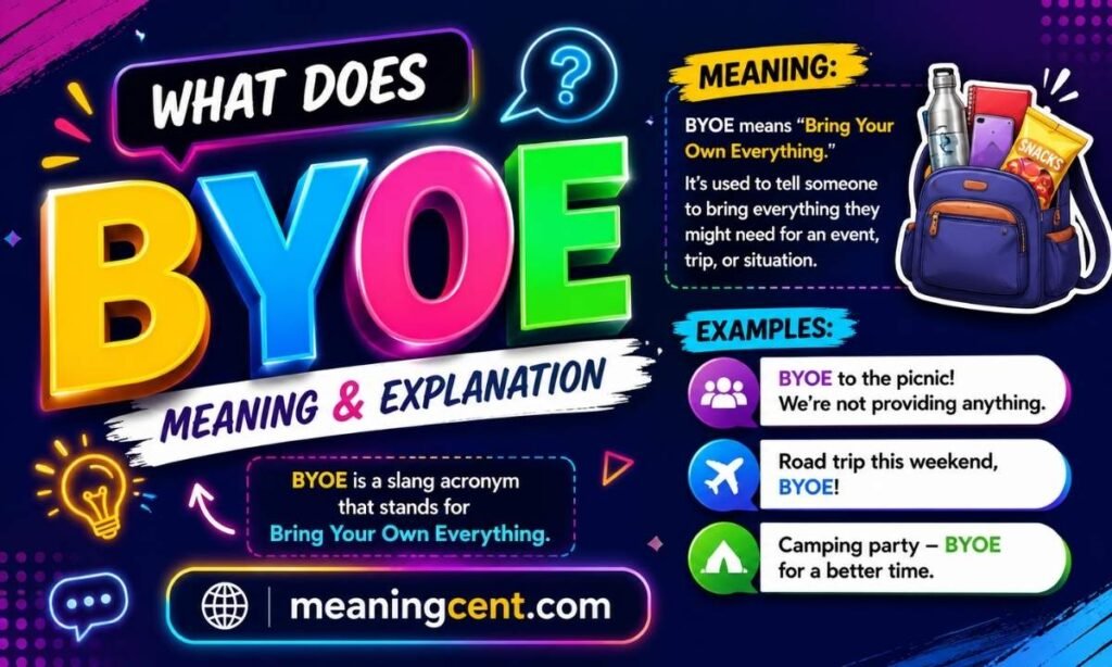 BYOE Meaning & Explanation