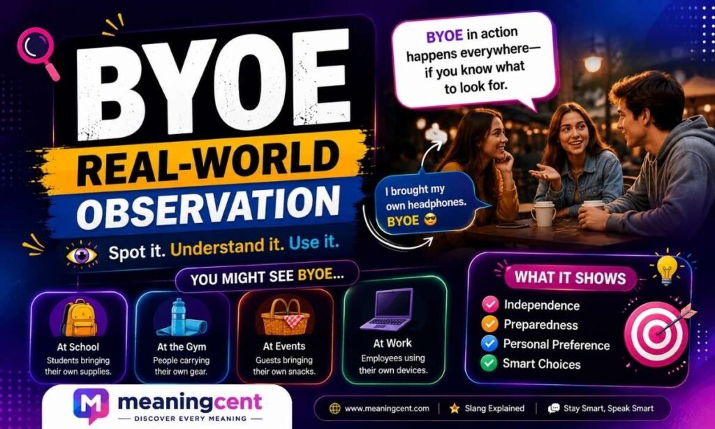 BYOE Real-World Observation