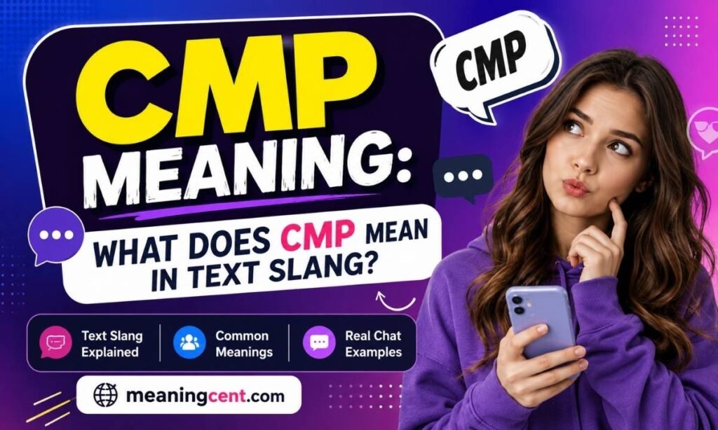 CMP Meaning What Does CMP Mean in Text Slang