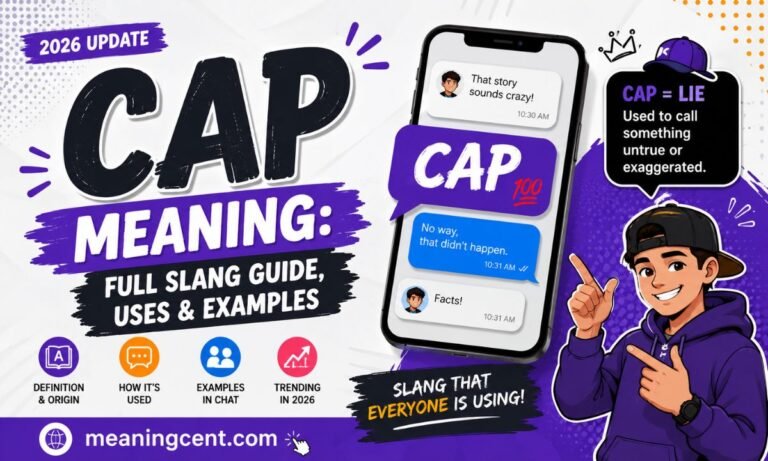 Cap Meaning Full Slang Guide, Uses & Examples (2026)
