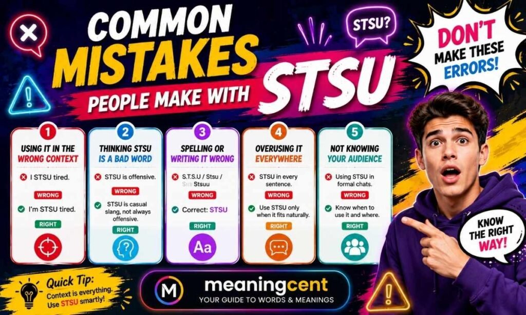 Common Mistakes People Make with STSU