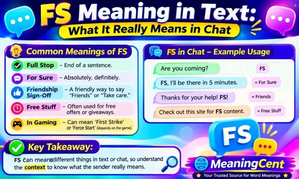 FS Meaning in Text What It Really Means in Cha