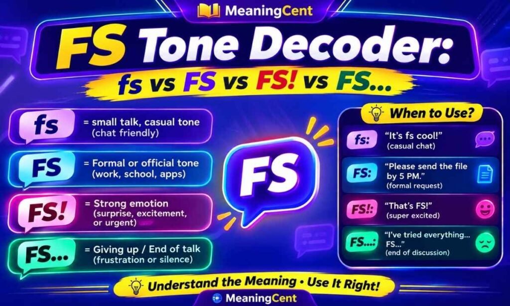 FS Tone Decoder fs vs FS vs FS! vs FS