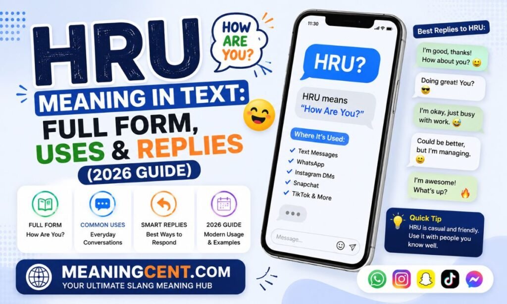 HRU Meaning in Text_ Full Form, Uses & Replies (2026 Guide)