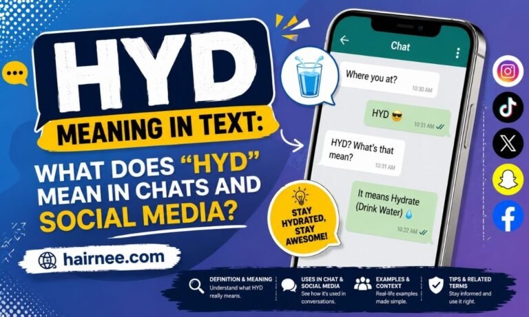 HYD Meaning in Text What Does HYD Mean in Chats and Social Media
