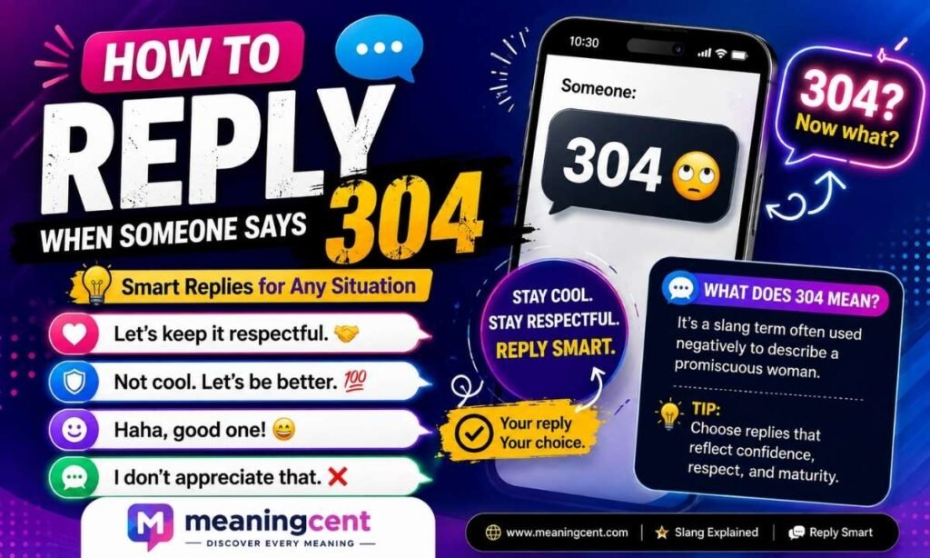 How to Reply When Someone Says 304