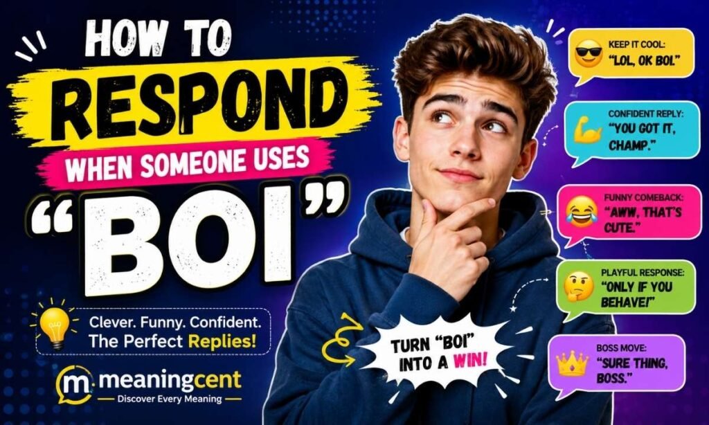 How to Respond When Someone Uses Boi