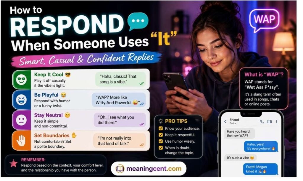How to Respond When Someone Uses It