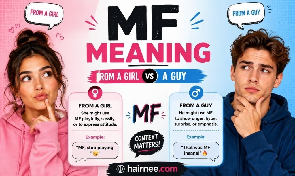 MF Meaning from a Girl vs a Guy