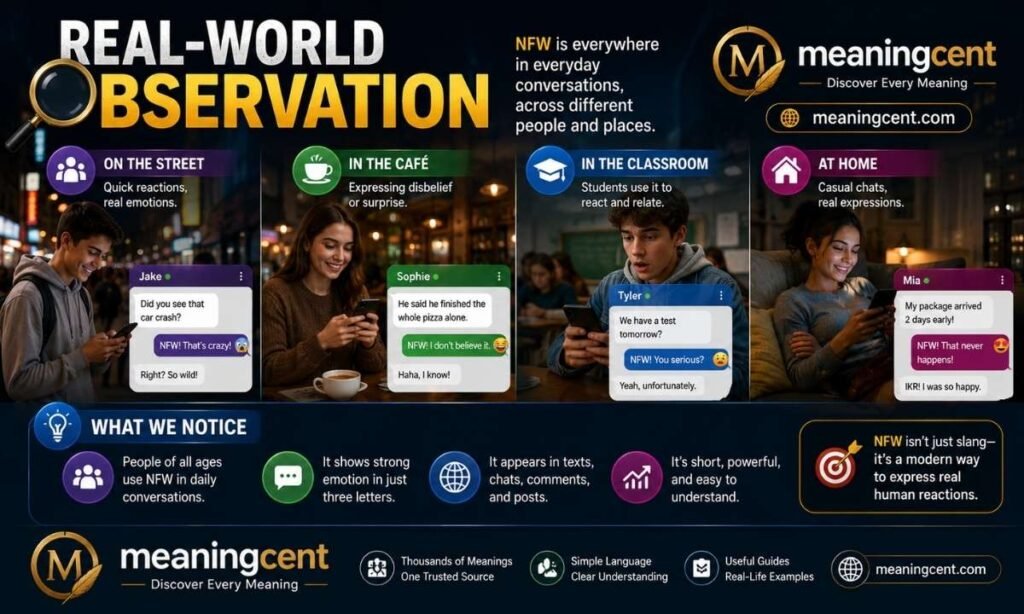 NFE Meaning Real-World Observation