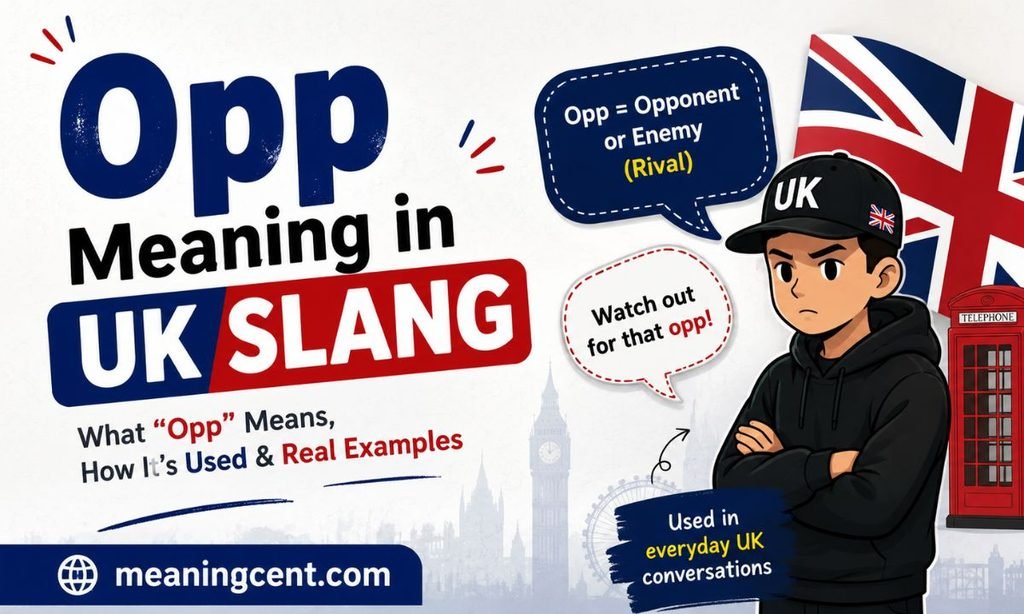 Opp Meaning in UK Slang