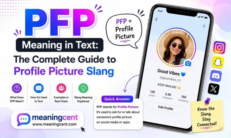 PFP Meaning in Text The Complete Guide to Profile Picture Slang
