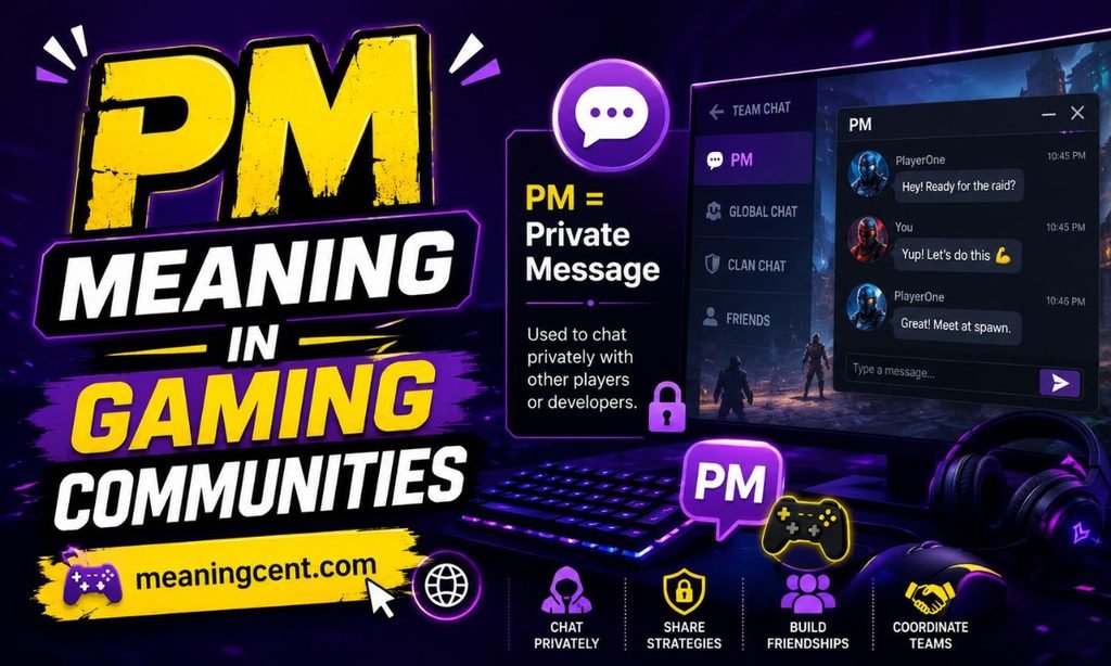 PM Meaning in Gaming Communities