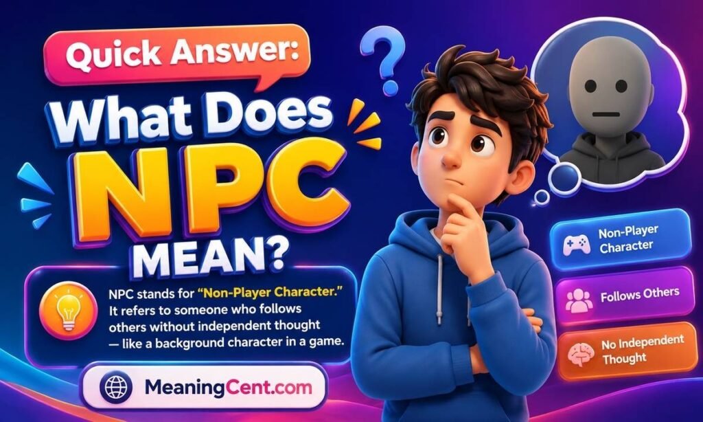 Quick Answer What Does NPC Mean