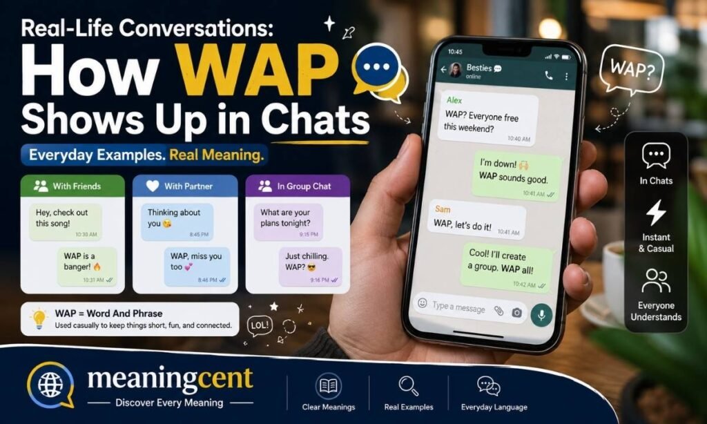 Real-Life Conversations How WAP Shows Up in Chats