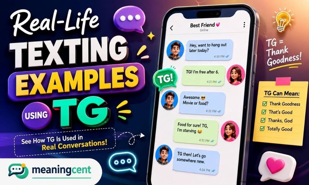 Real-Life Texting Examples Using TG