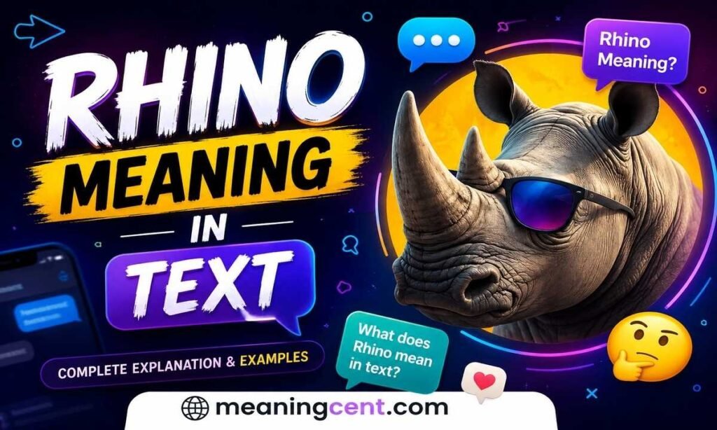 Rhino Meaning in Text
