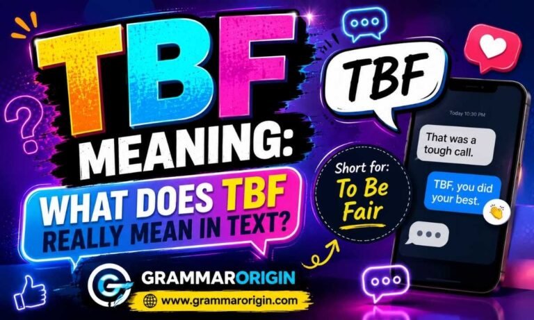 TBF Meaning What Does TBF Really Mean in Text