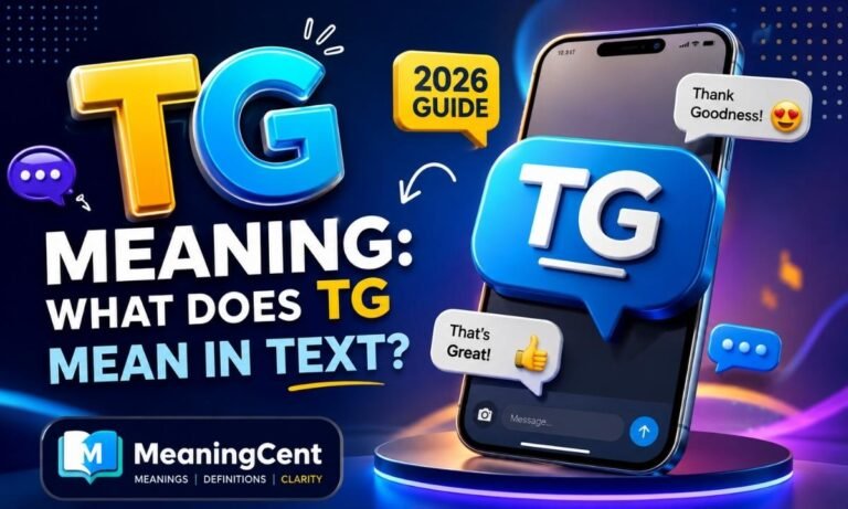 TG Meaning What Does TG Mean in Text (2026 Guide)
