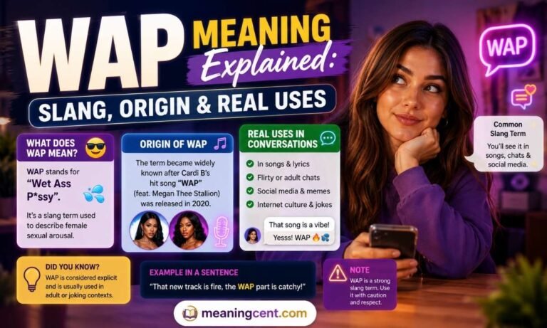 WAP Meaning Explained Slang, Origin & Real Uses