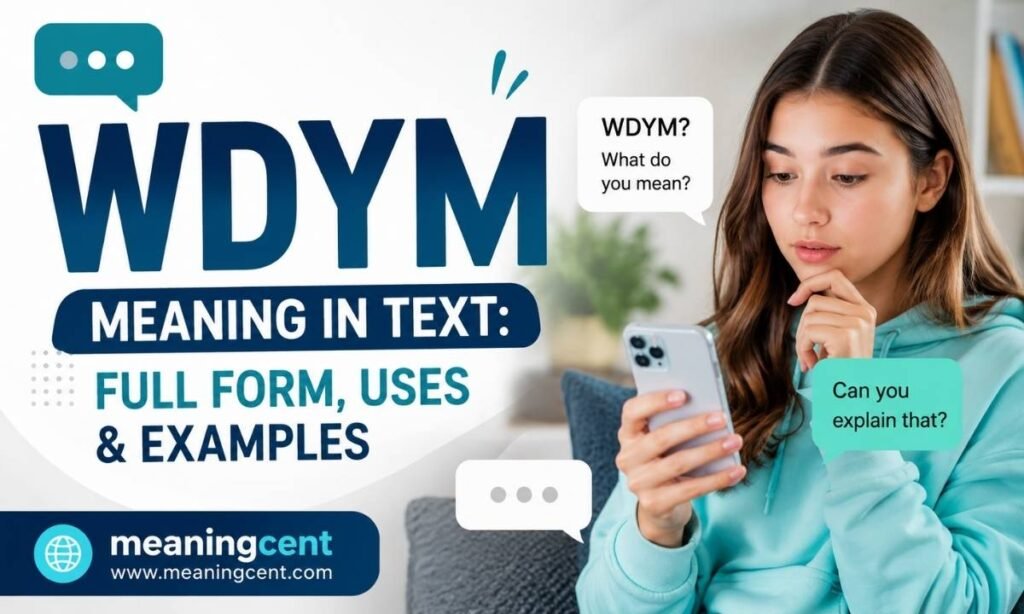 WDYM Meaning in Text Full Form, Uses & Examples