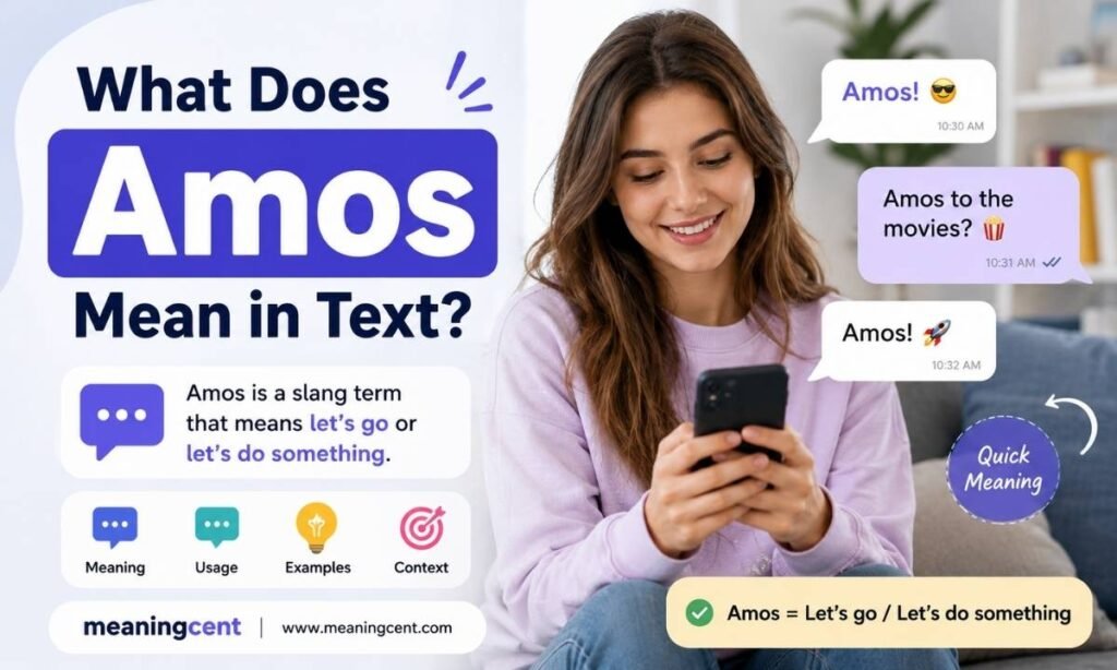 What Does Amos Mean in Text