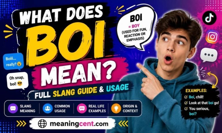 What Does Boi Mean Full Slang Guide & Usage