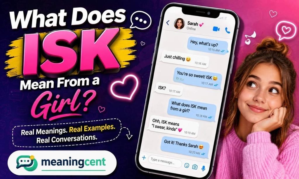 What Does ISK Mean From a Girl