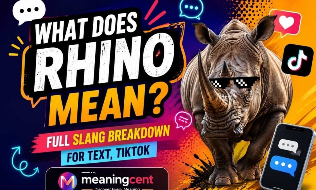 What Does Rhino Mean Full Slang Breakdown for Text, TikTok