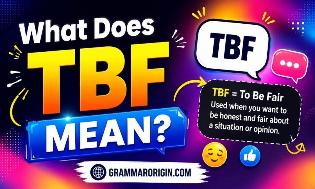 What Does TBF Mean