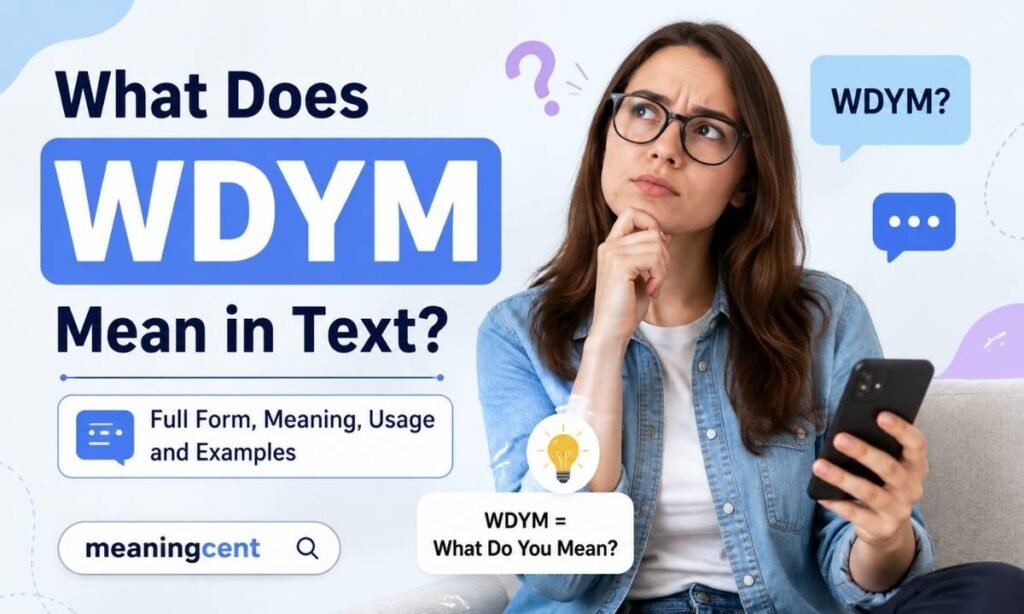 What Does WDYM Mean in Text
