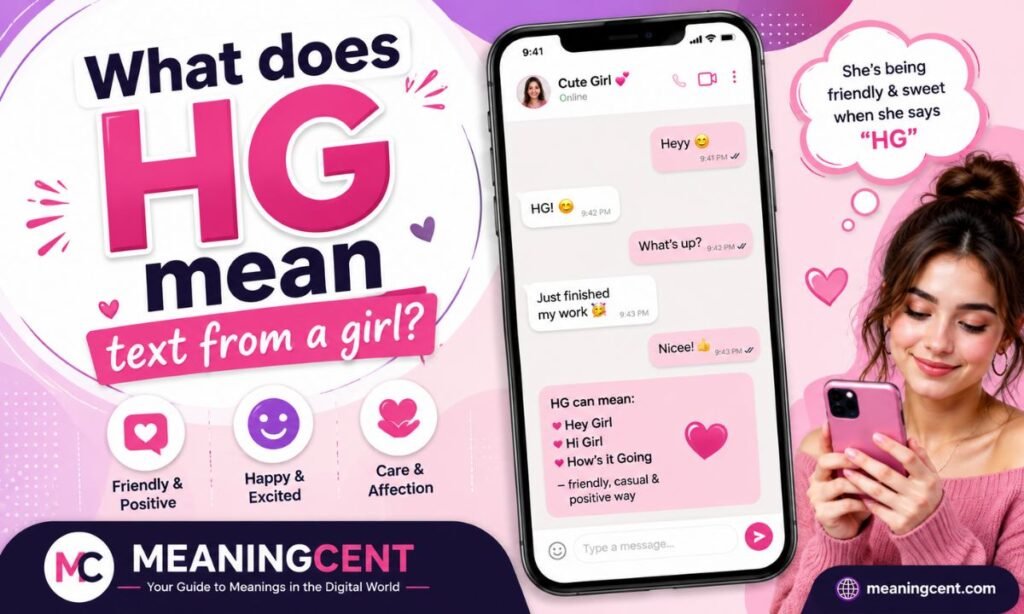 What does HG mean text from a girl