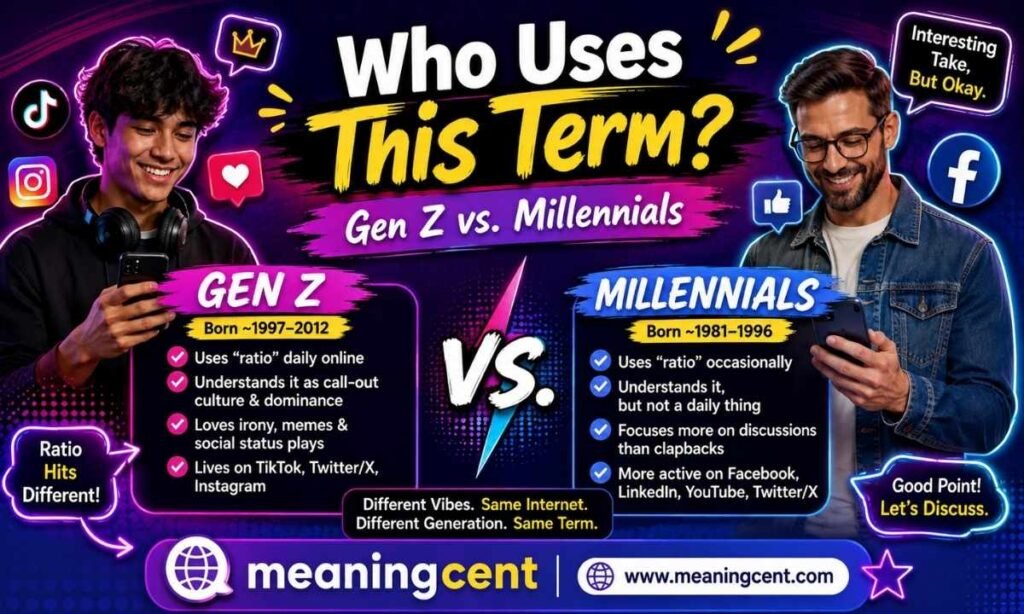 Who Uses This Term (Gen Z vs. Millennials)