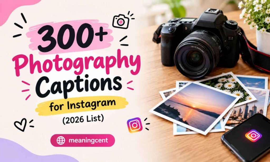 300+ Photography Captions for Instagram (2026 List)