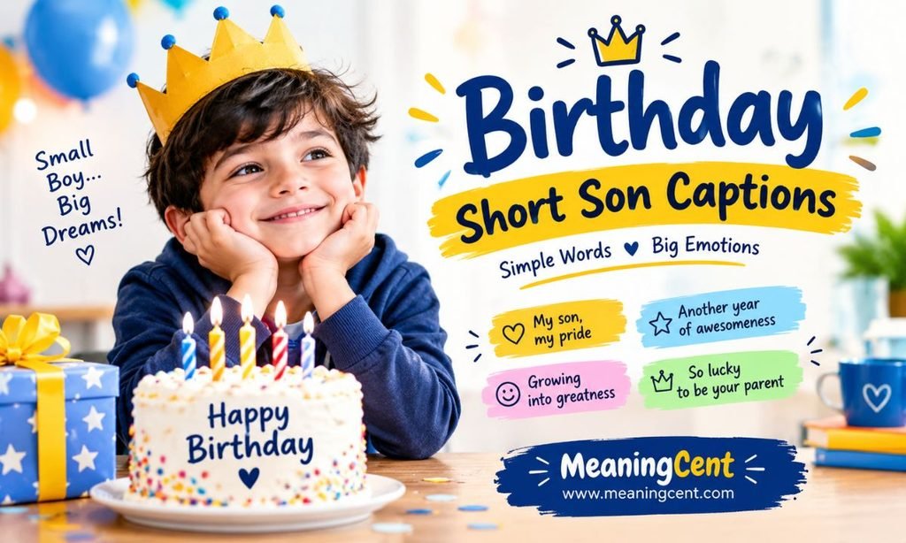 Birthday Short Son Captions