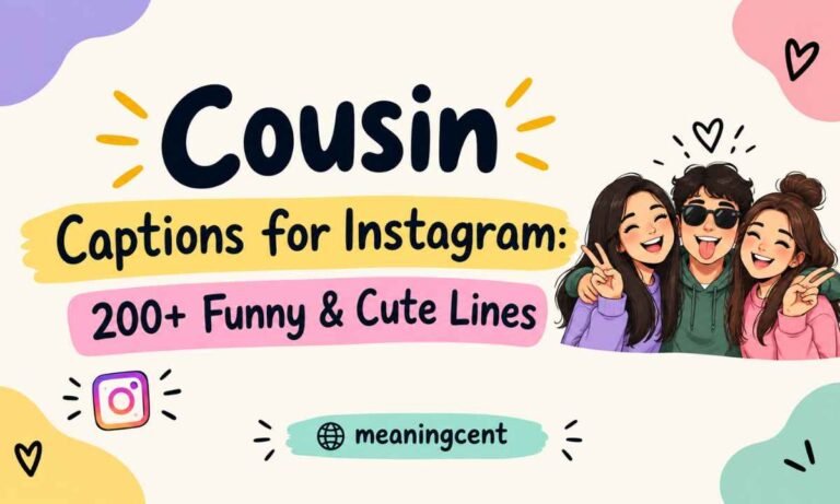 Cousin Captions for Instagram_ 200+ Funny & Cute Lines