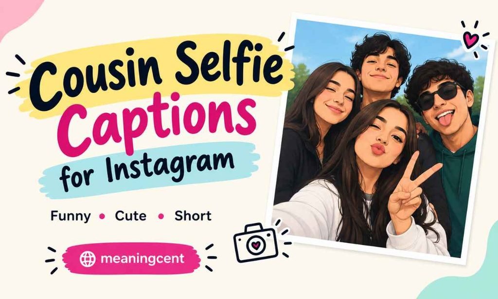 Cousin Selfie Captions for Instagram