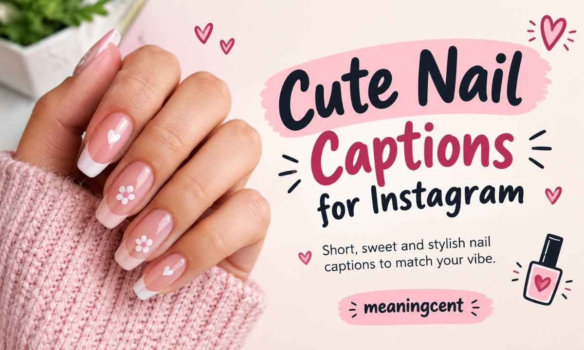 Cute Nail Captions for Instagram