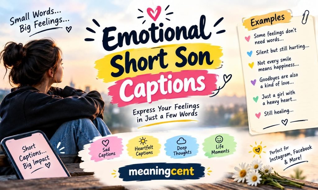 Emotional Short Son Captions
