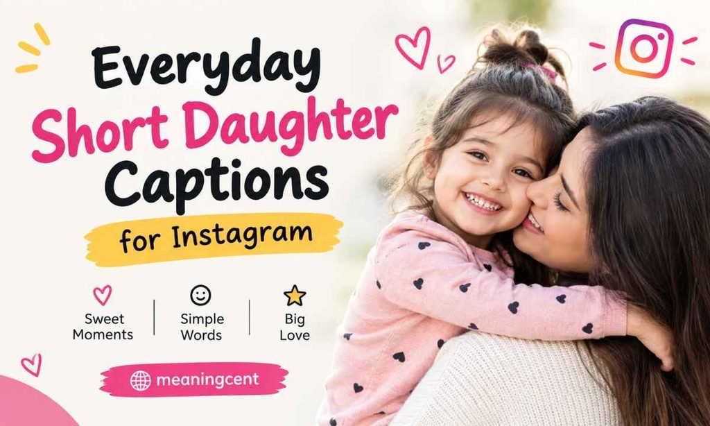 Everyday Short Daughter Captions for Instagram