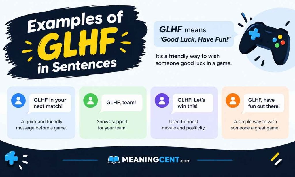 Examples of GLHF in Sentences