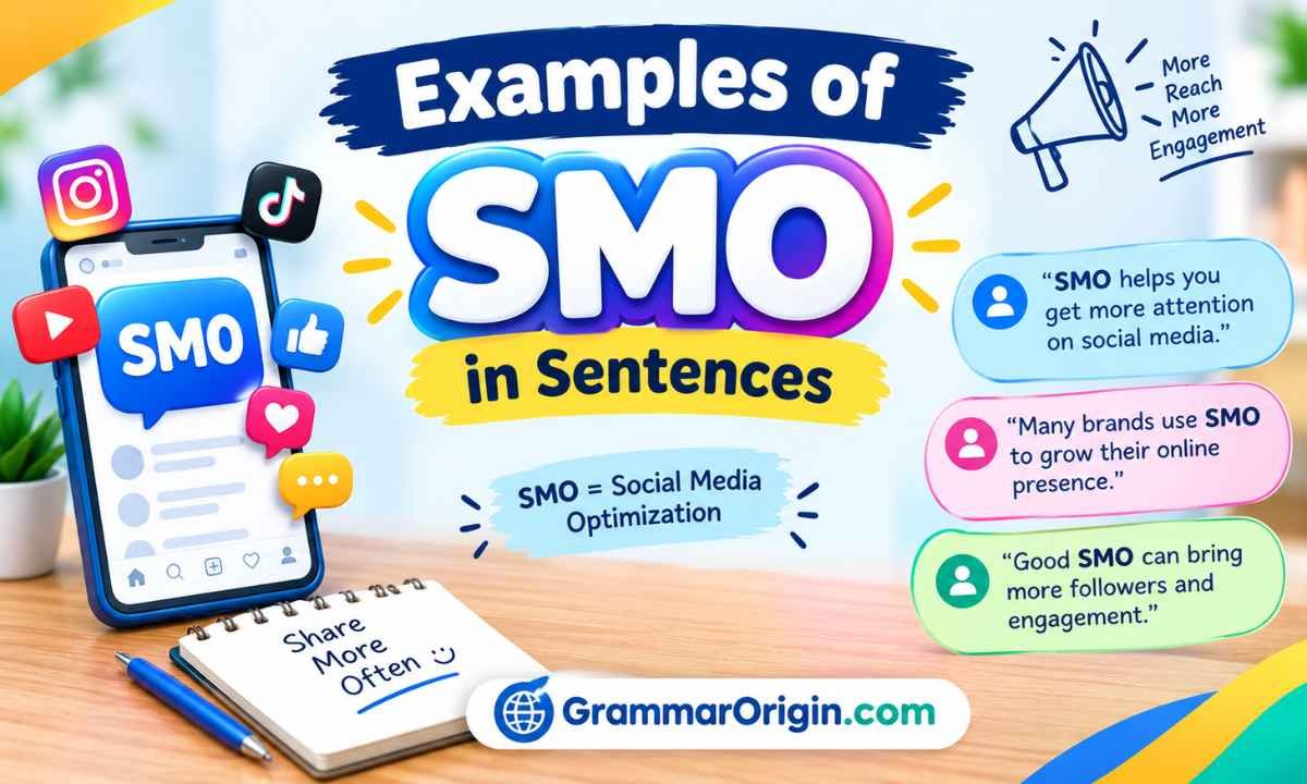 Examples of SMO in Sentences