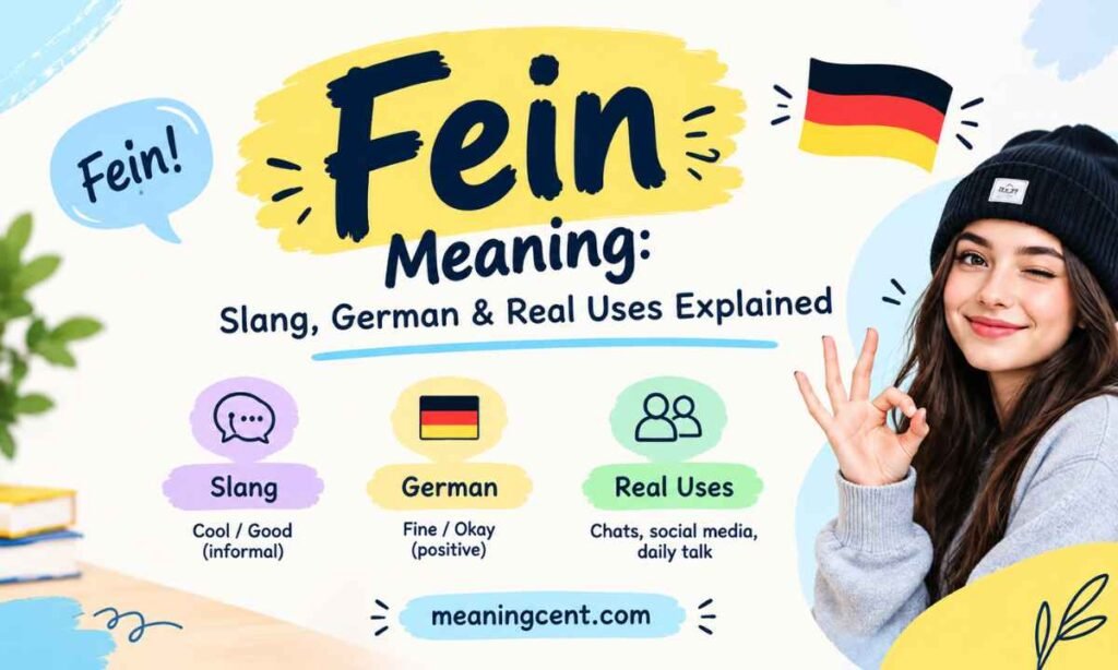 Fein Meaning_ Slang German & Real Uses Explained