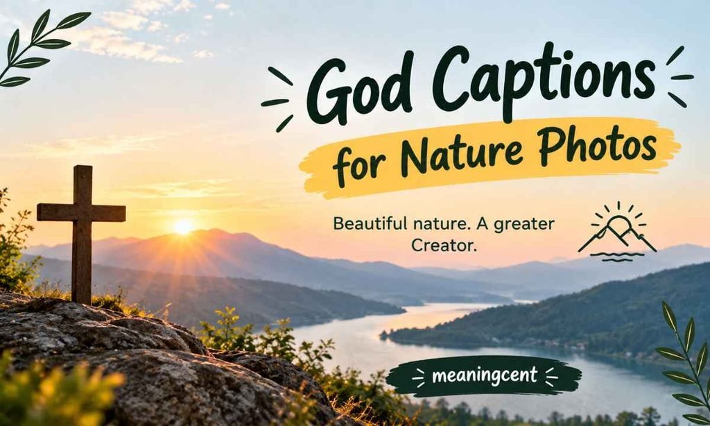 God Captions for Nature Photos
