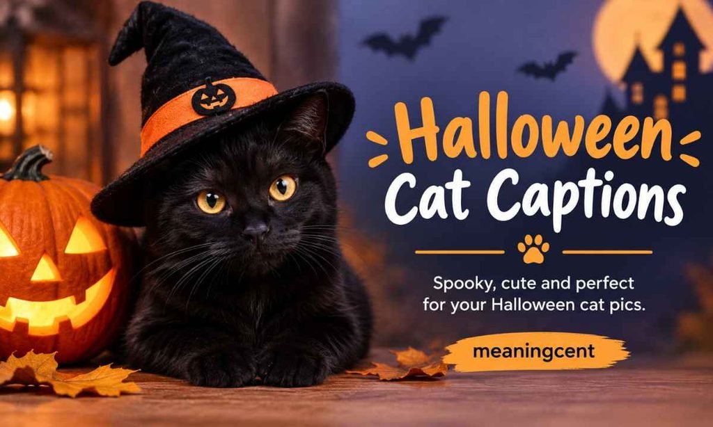 Halloween Cat Captions