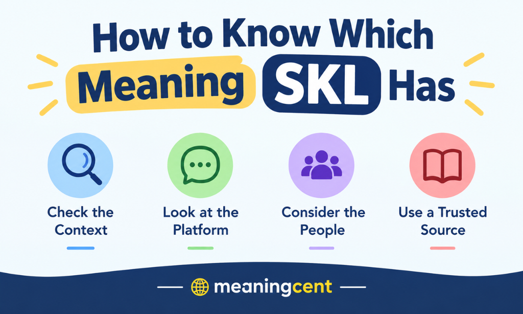 How to Know Which Meaning SKL Has