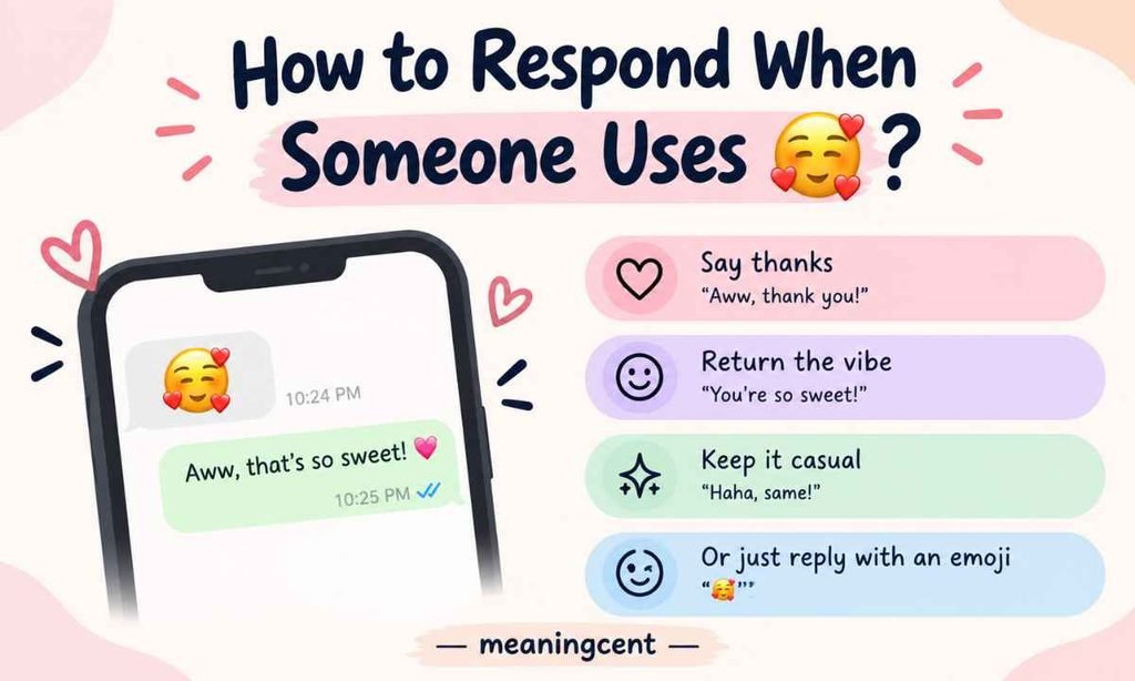 How to Respond When Someone Uses 🥰