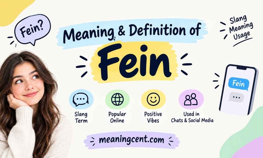 Meaning & Definition of Fein
