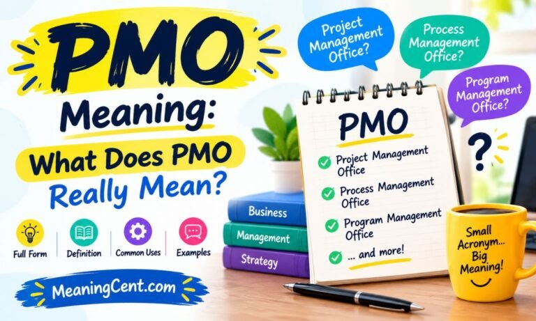 PMO Meaning What Does PMO Really Mean